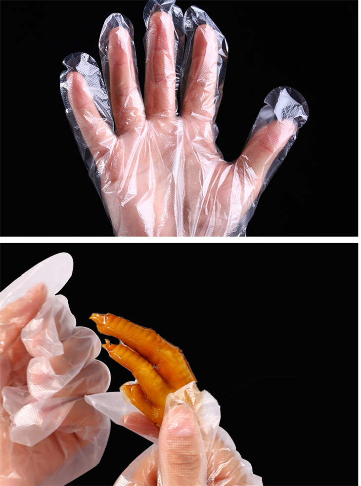 Single-use Plastic PE Gloves in Kitchen Food Counters-Manufacture price