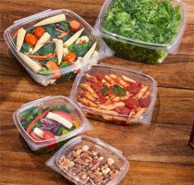 Lemmikloomade hingedega kaas deli konteiner